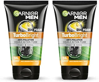 Garnier Men, Face Wash, Brightening & Anti-Pollution