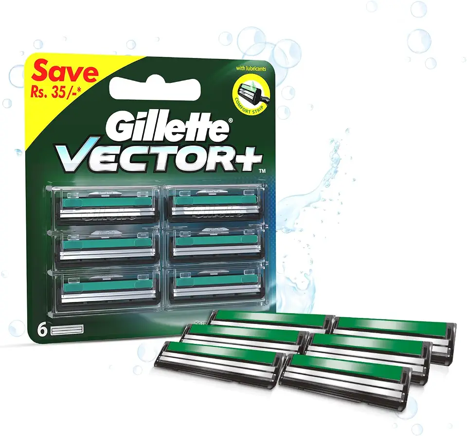 Gillette Vector Plus - 6 Cartridges